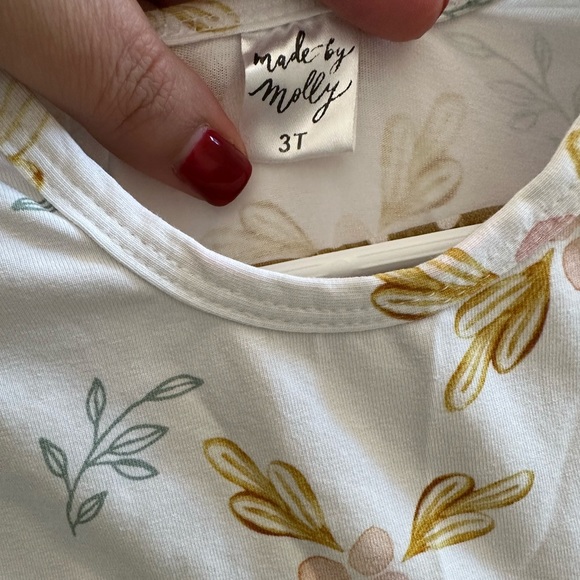 Made By Molly 3T three piece set (two peplums & one legging) - Picture 11 of 12